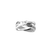 Anello Kidult Donna Love in Acciaio Zirconia 721004-09 - 721004-15